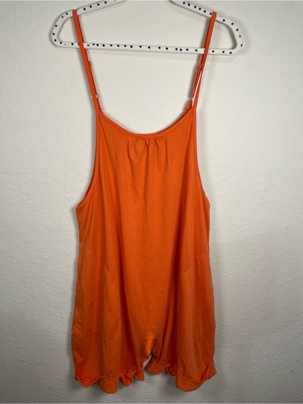 Chelsea & Violet Vibrant Orange Sleeveless Tank Boho Summer Coverup Onesie